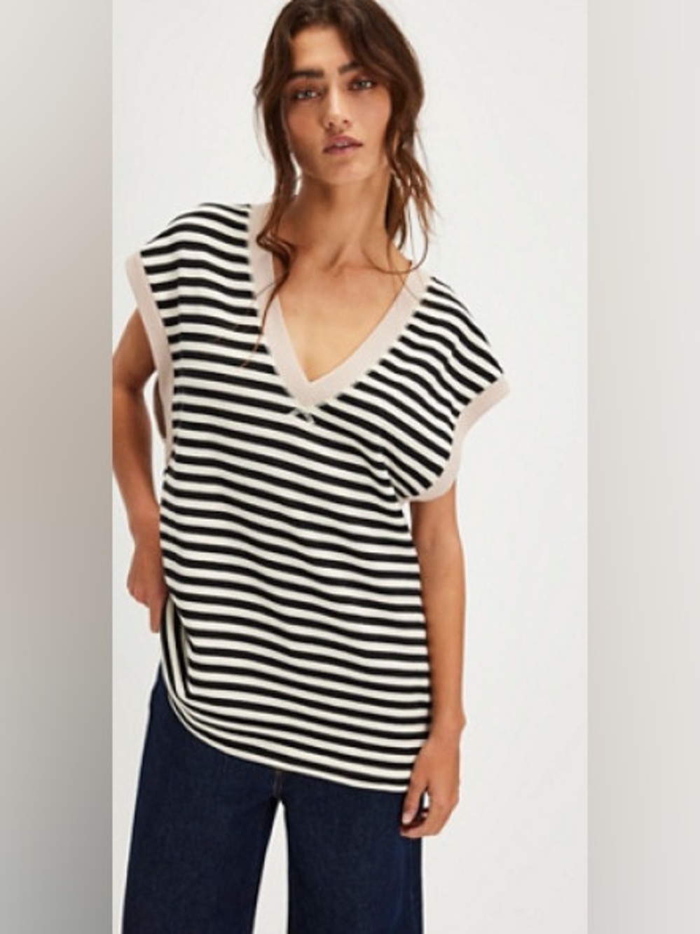 Free People Classic Striped Vest